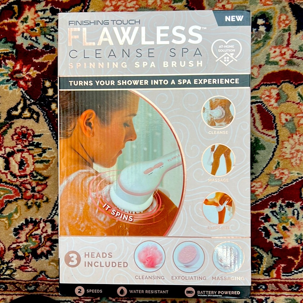 Finishing Touch Flawless Cleanse Spa Spinning Spa Brush